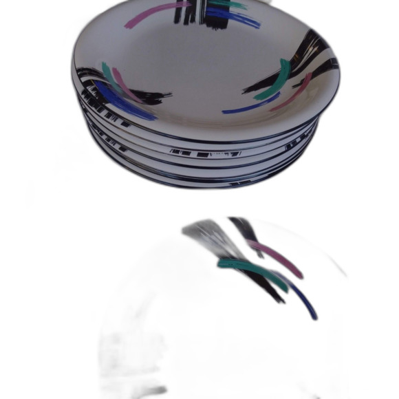 Vintage 90s Design Concepts Newcor “Liza” Stoneware Cereal Bowl - Picture 3 of 6